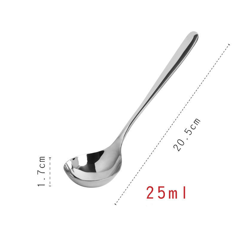 304不锈钢汤勺大号盛汤日式长柄家用喝汤匙火锅勺吃面条勺子韩式