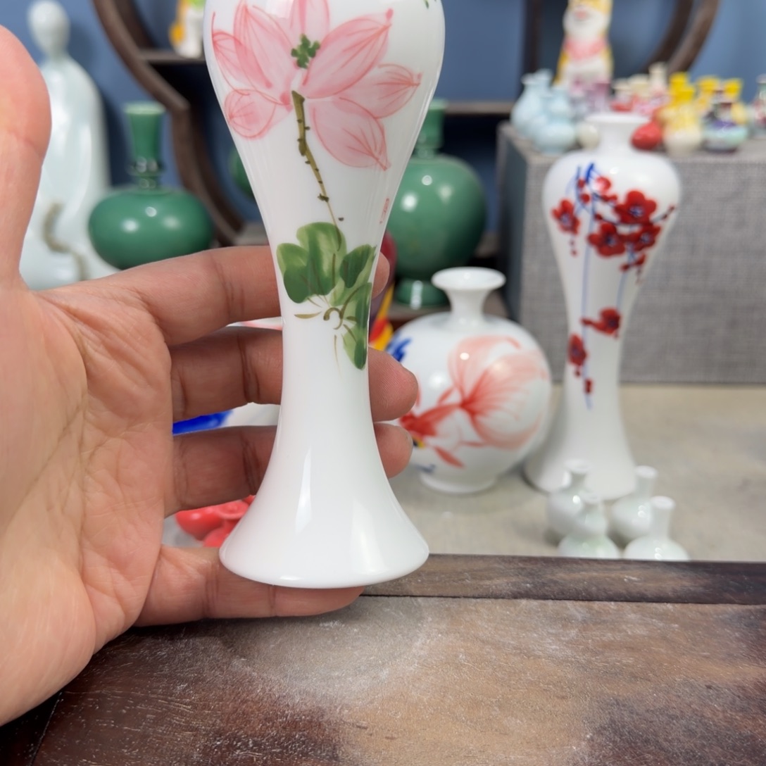 陶瓷手工小花器摆件