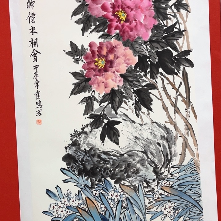 国画花鸟的翅膀和翅膀70.140