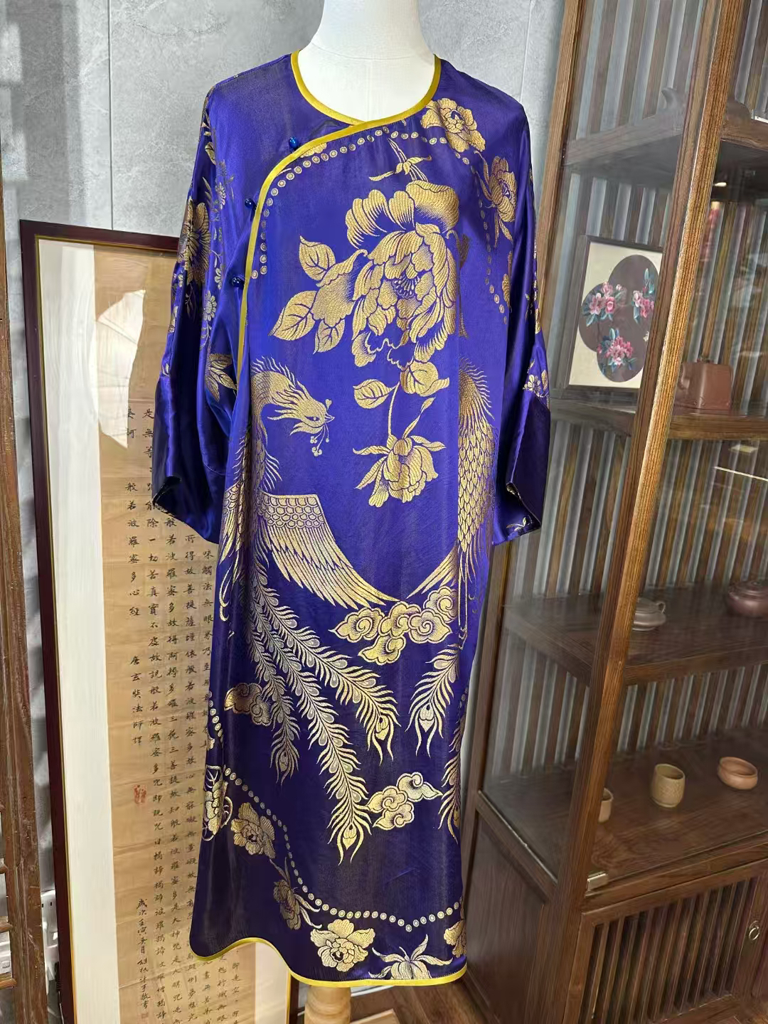 国风新中式老软缎外套2025国风女装休闲服休闲真丝中国风