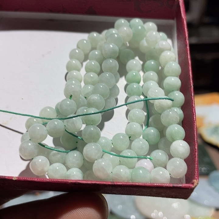 翡翠未镶嵌颈饰毛衣链