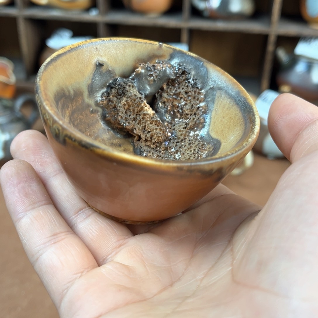 杯柴烧茶器主人杯