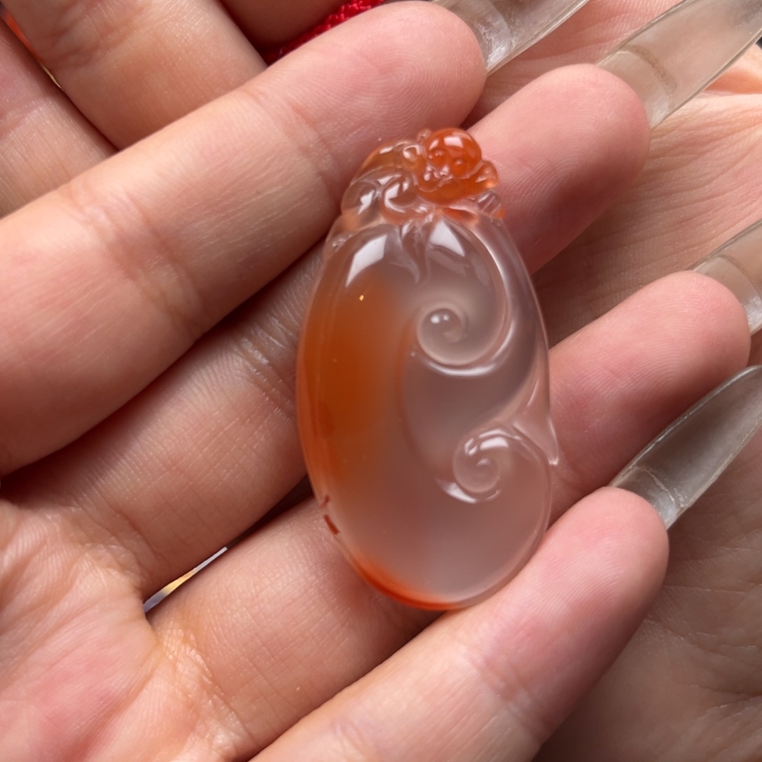 南红玛瑙吊坠(不含链)未镶嵌