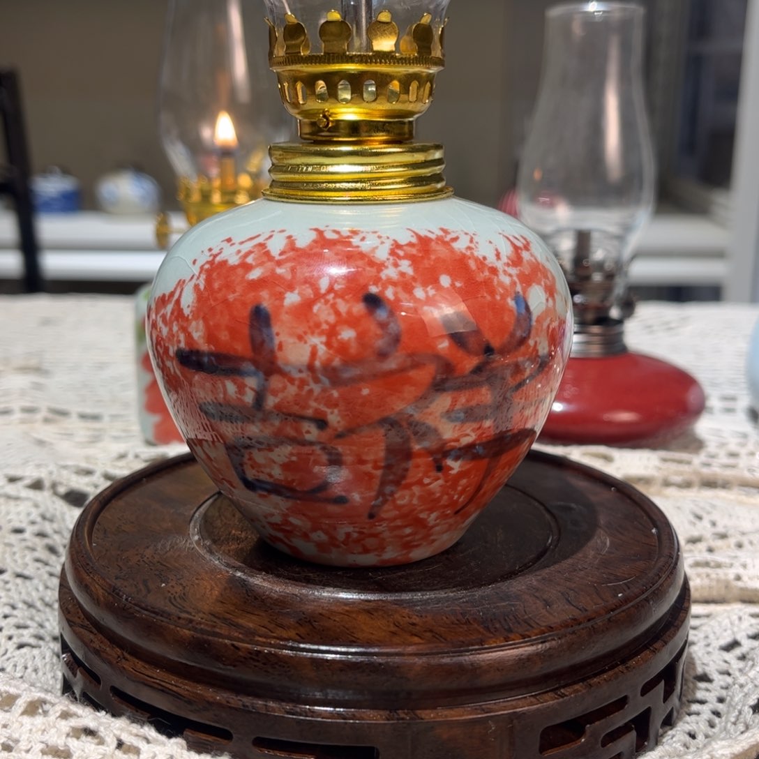 摆件景德镇陶瓷香薰灯