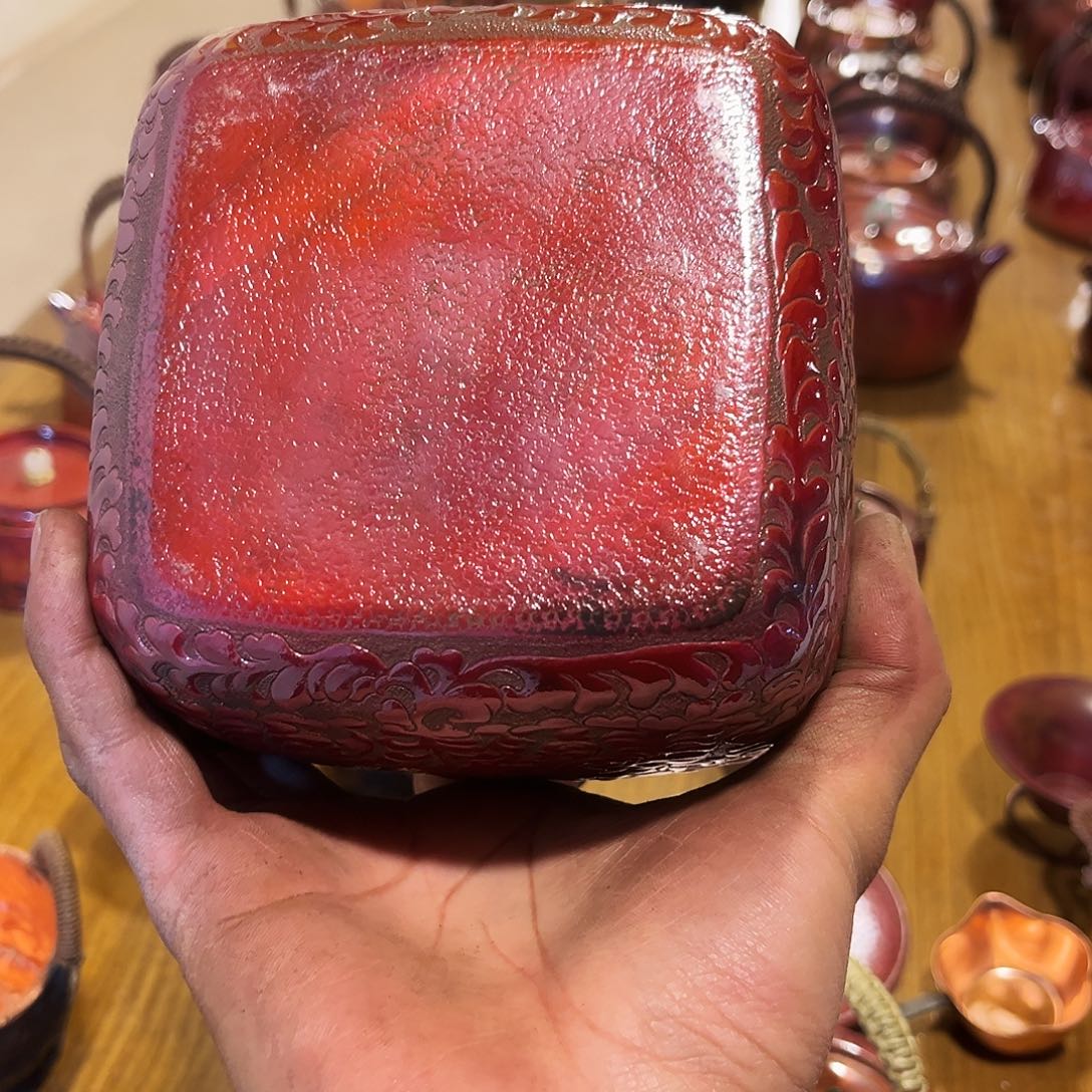 红牡丹手工锻打工艺新