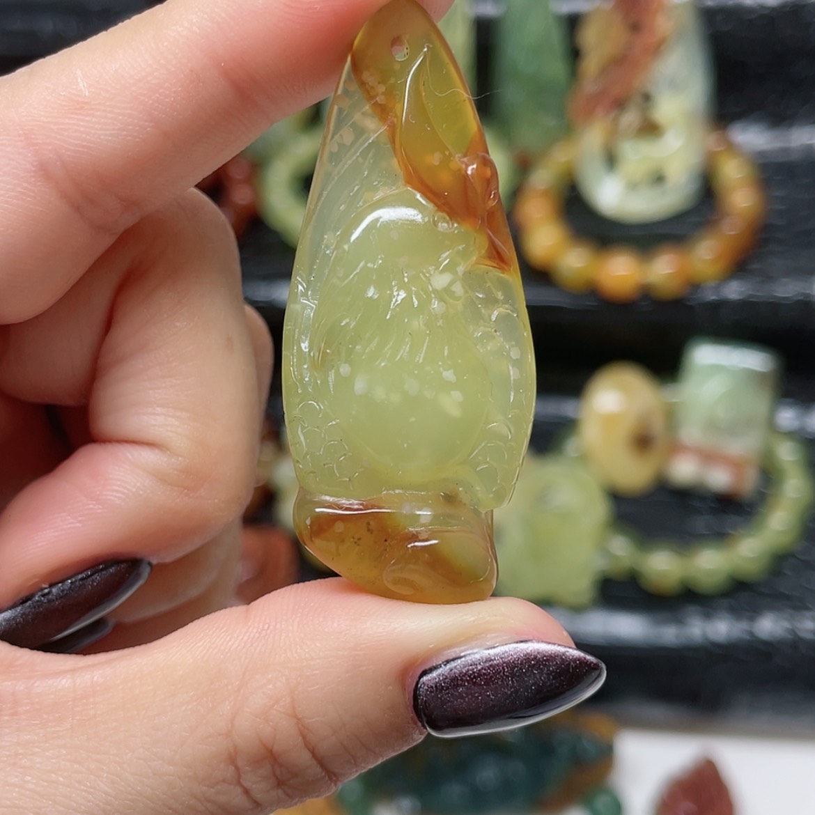 【闪购商品】未镶嵌蛇纹石玉颈饰