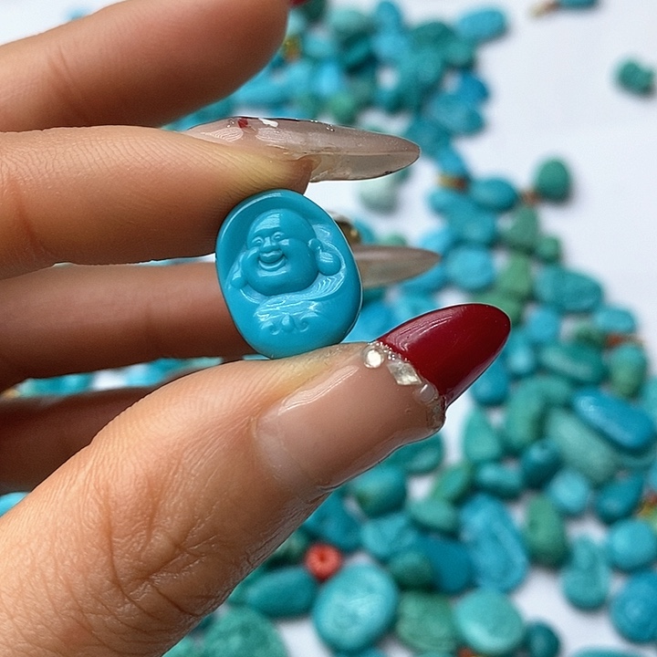 绿松石珠宝奇石未镶嵌