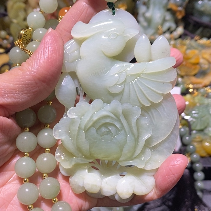 岫玉岫玉吊坠未镶嵌