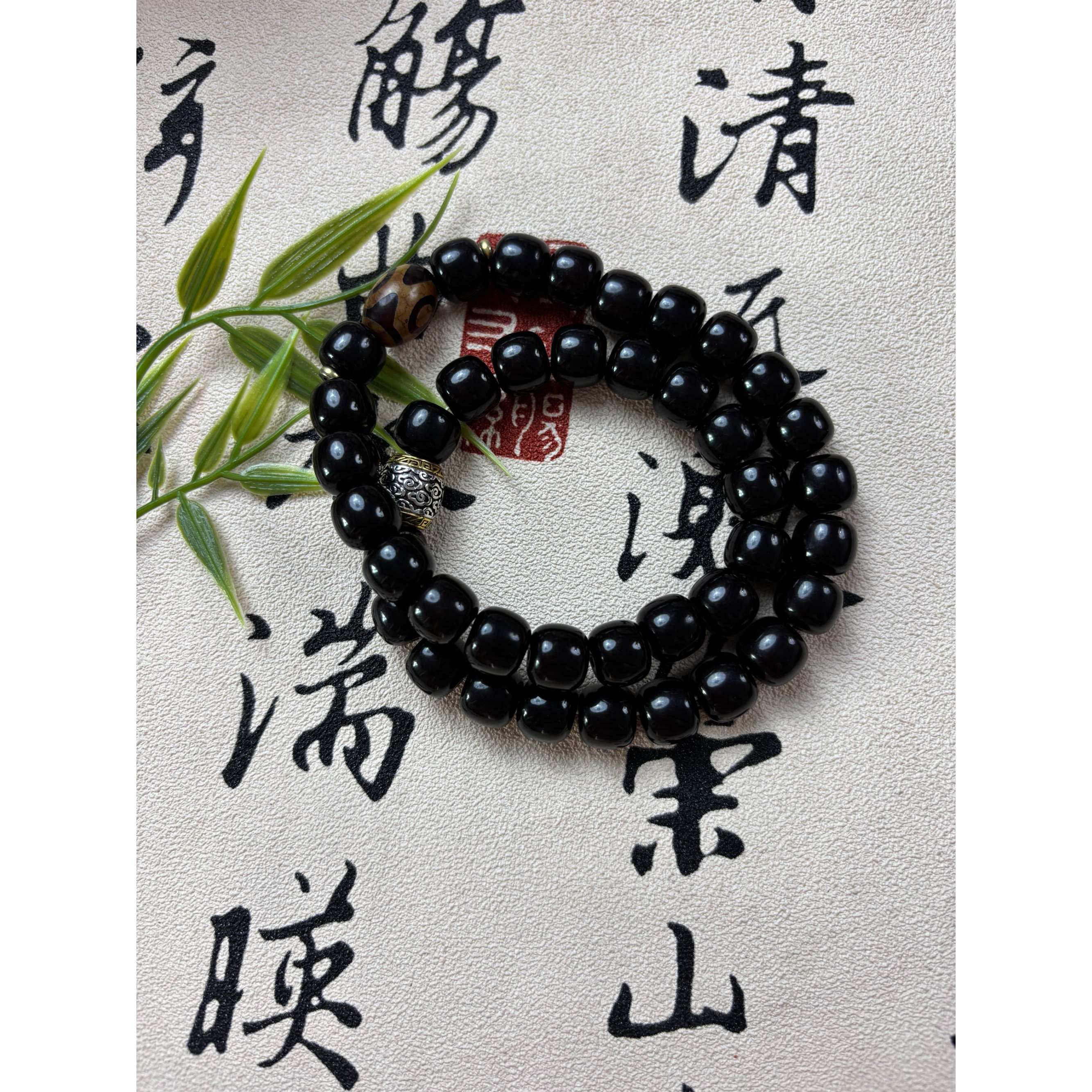 菩提藏式配珠双圈手串-无礼盒-V139