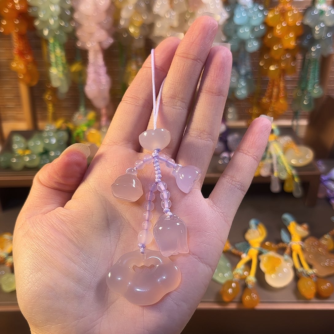 玛瑙/玉髓未镶嵌车挂