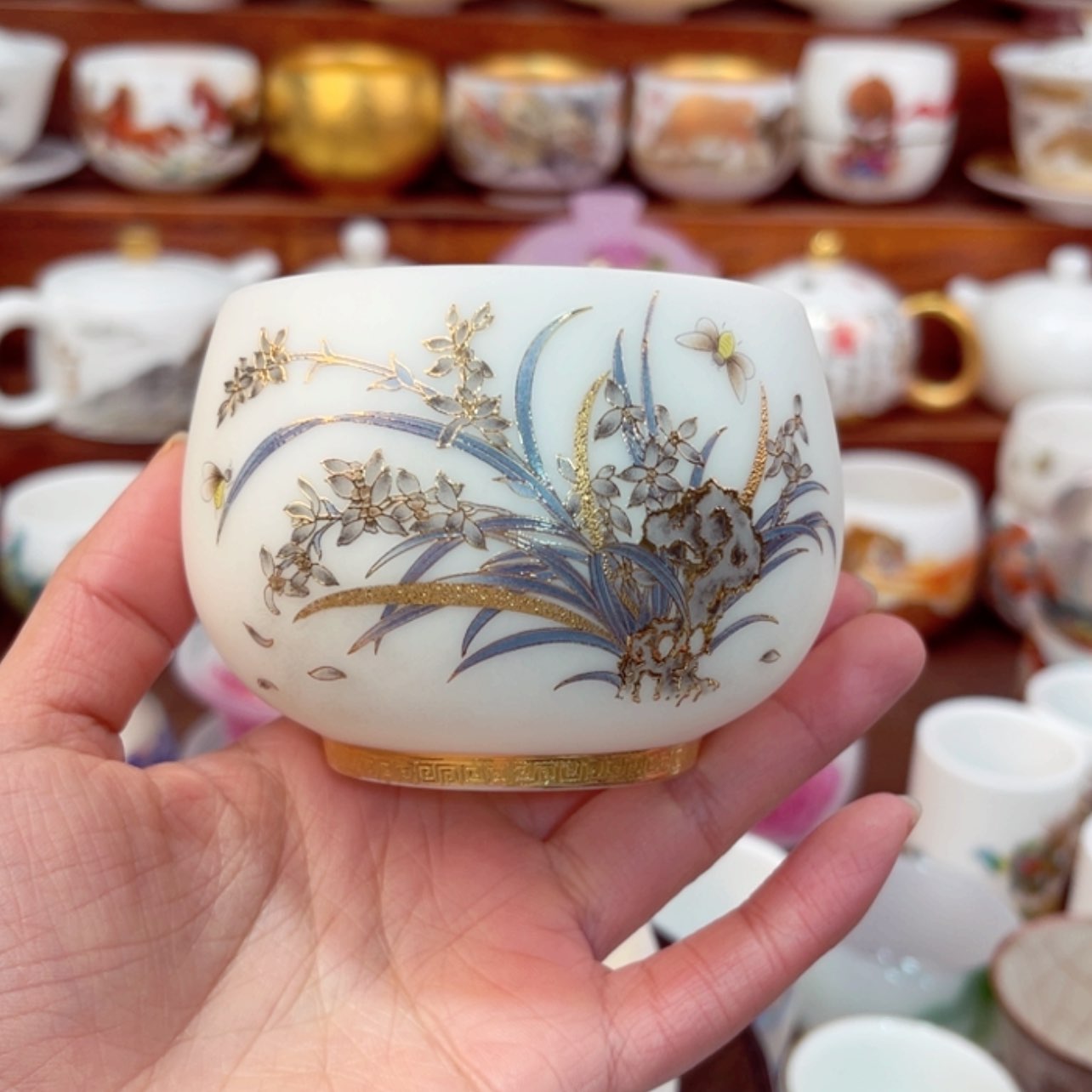 【闪购商品】高货羊脂玉瓷陶瓷茶具