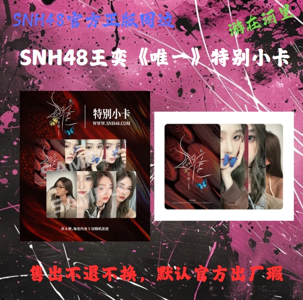 SNH48 王奕生日会小卡