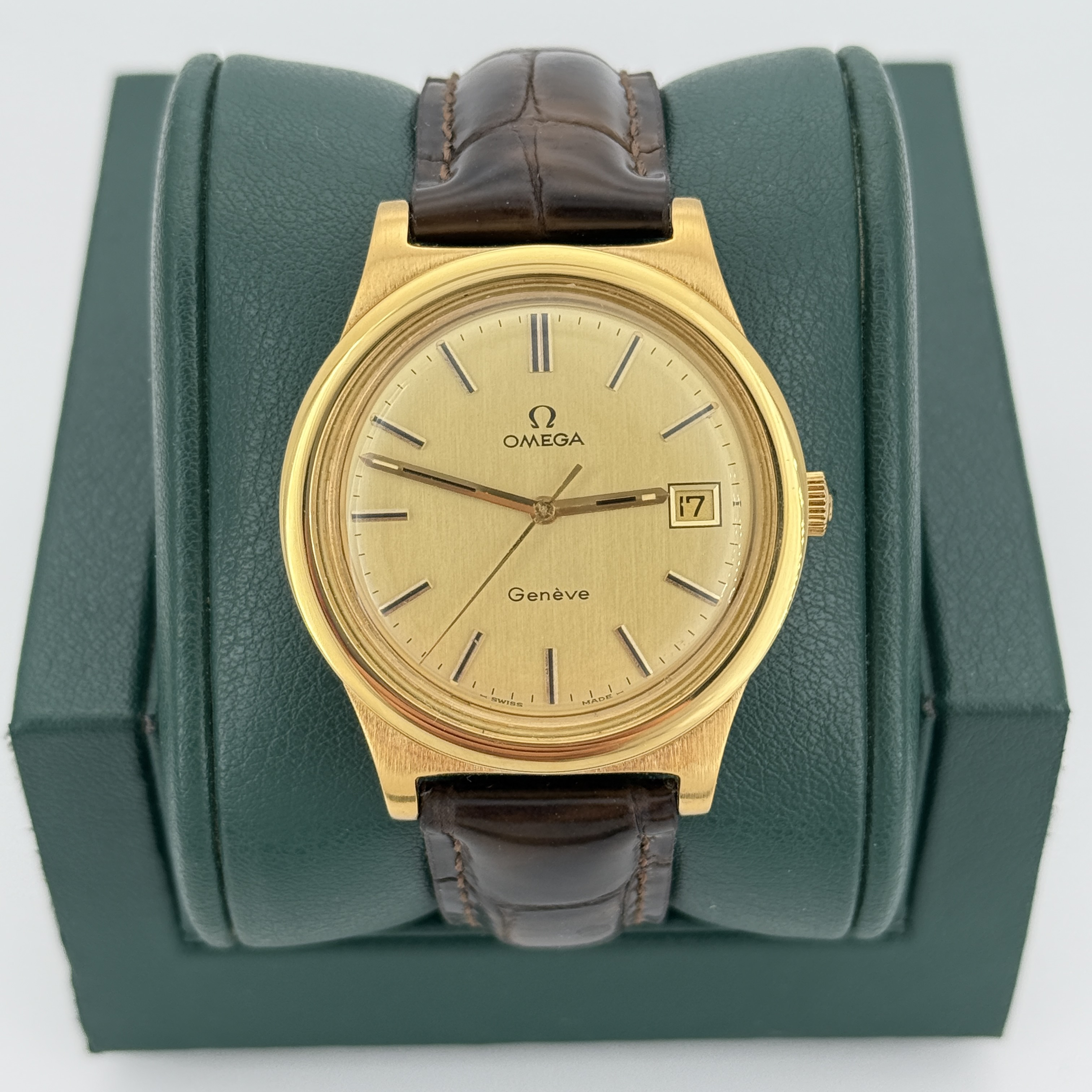 95新 Omega/欧米茄 表径36.5 日内瓦尊达经典机械男士名表 M1602