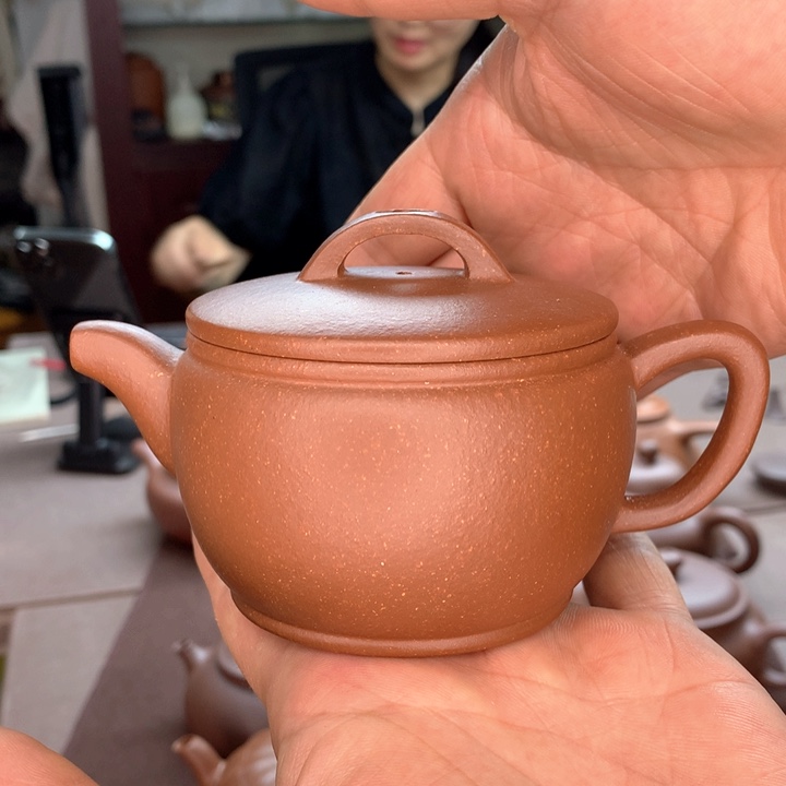 茶壶紫砂汉瓦壶，降坡泥容量170c c