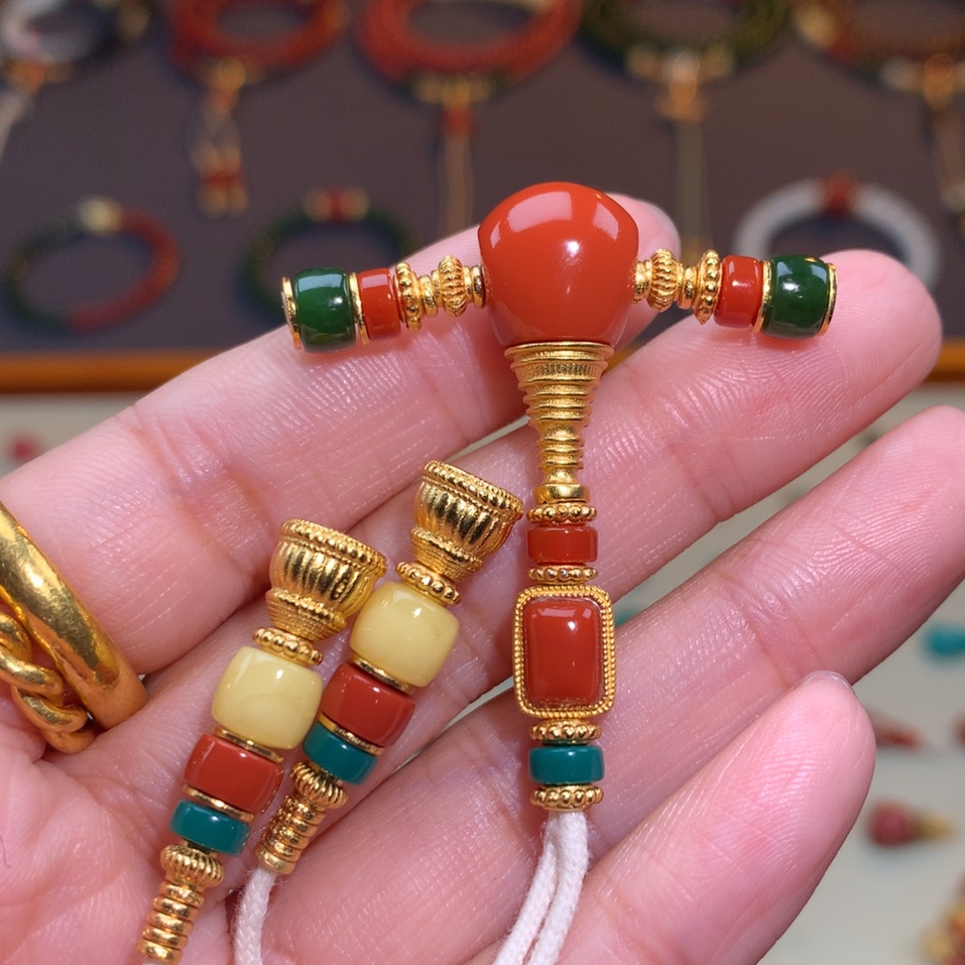 南红玛瑙未镶嵌颈饰