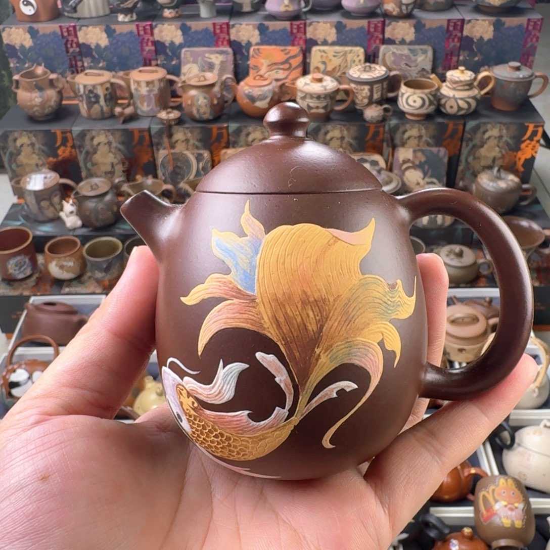 茶壶紫砂200cc原矿精工半手