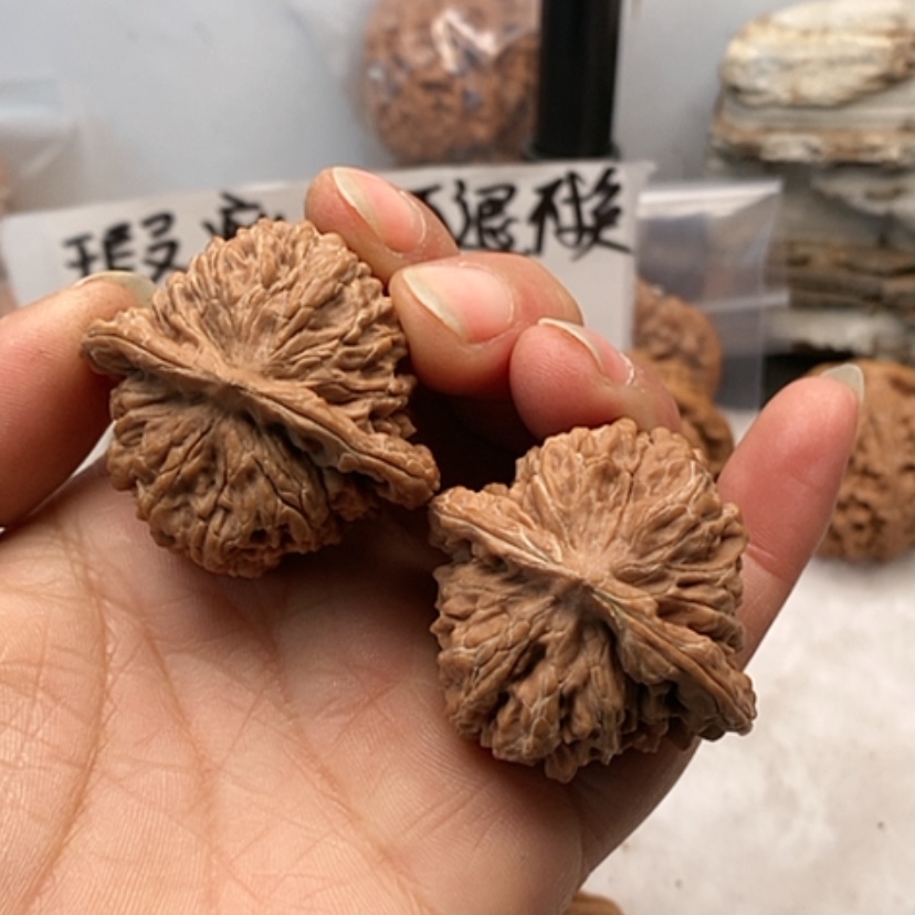【闪购商品】吊坠文玩核桃蓬****辉四座楼