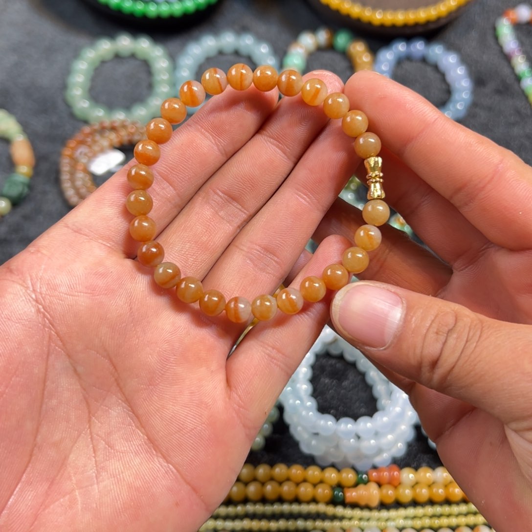 定制翡翠未镶嵌红翡