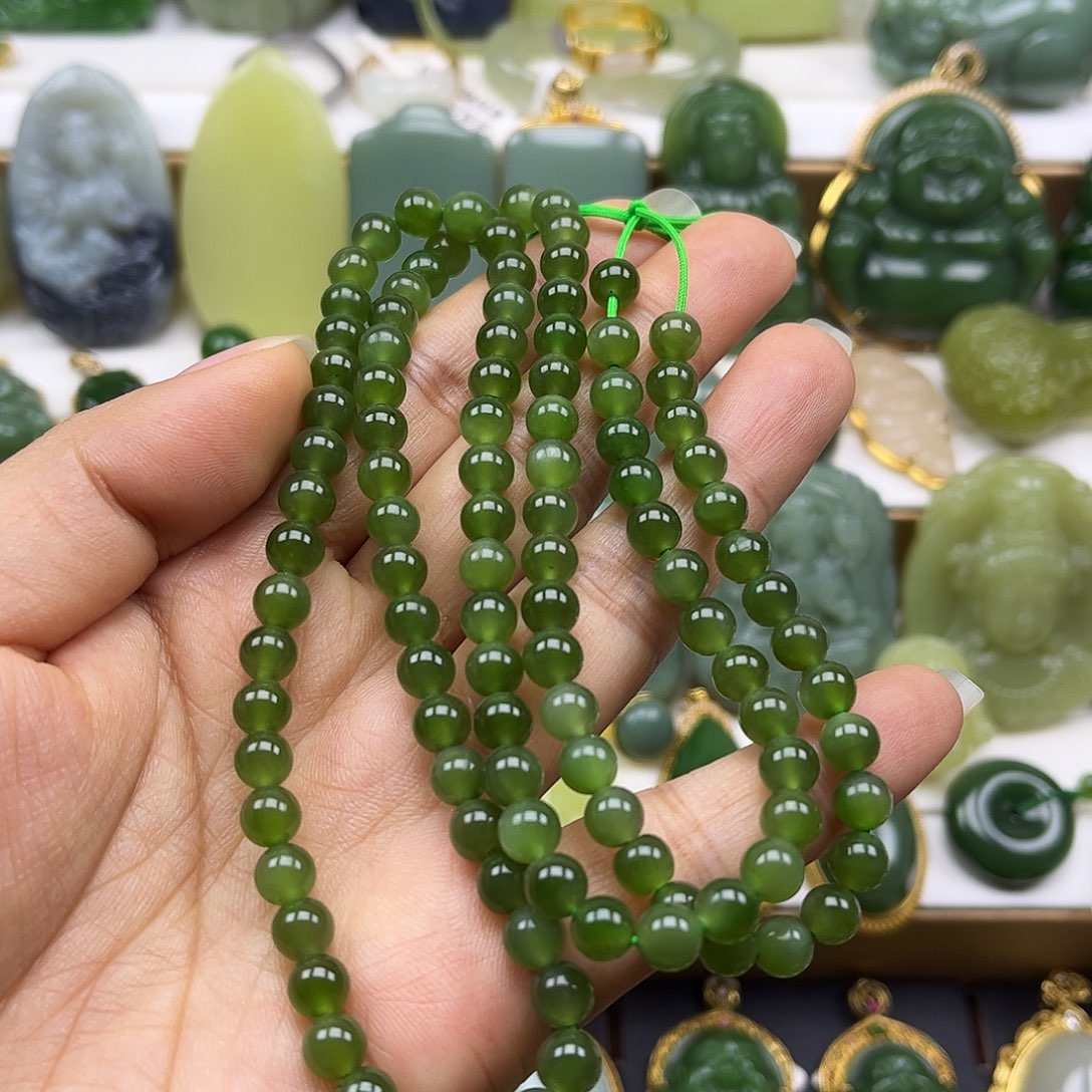 凡***东和田玉未镶嵌项链福利