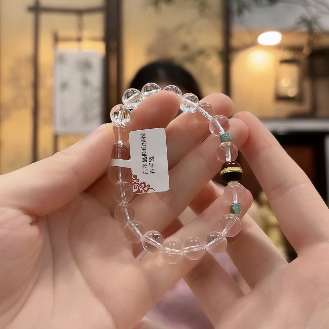未镶嵌手链水晶手串