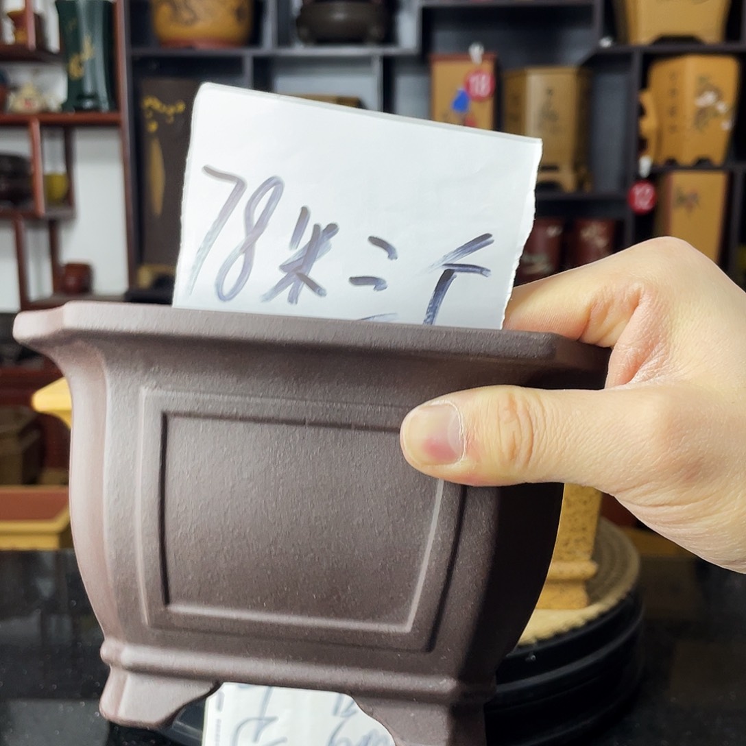 紫砂蓝****1D-婉秋紫砂花盆