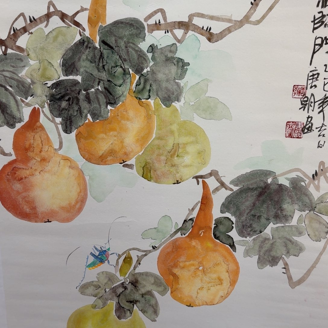 国画国画作品山水花鸟纯手绘