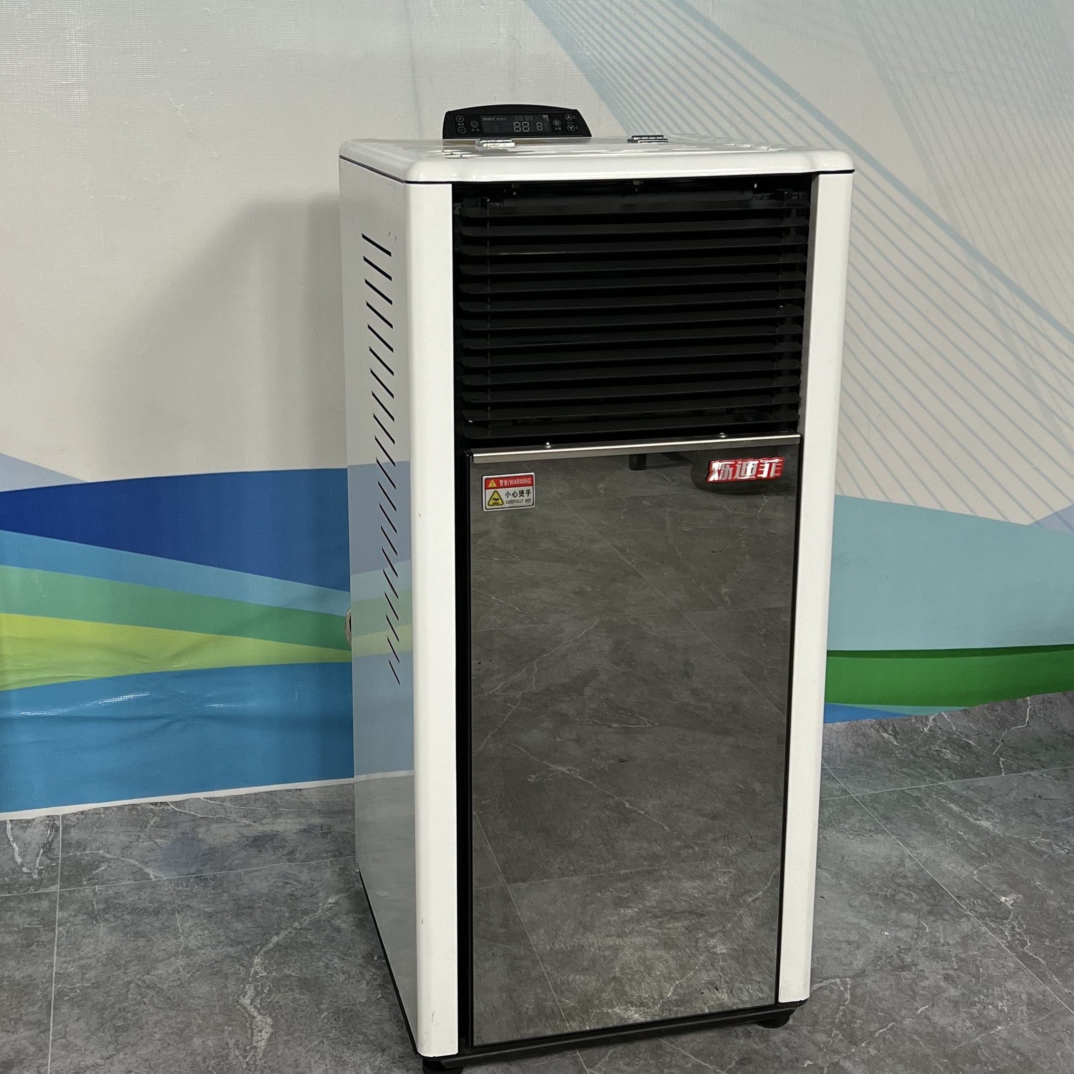 2025新款180F颗粒取暖炉家用商用节能环保热效率高自动操作采暖炉