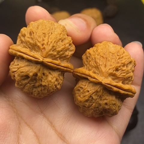 文玩核桃把件41尺饕餮