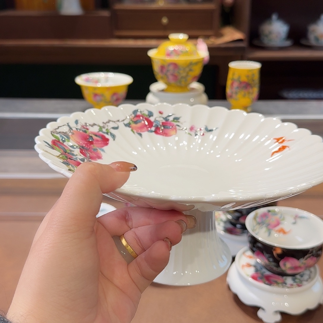珐琅彩差价茶几都茶具的