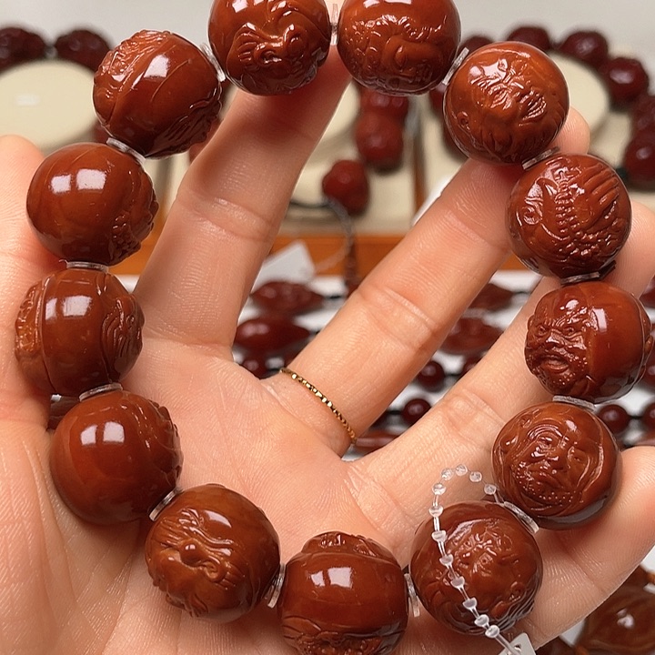 橄榄核手串?十八罗汉