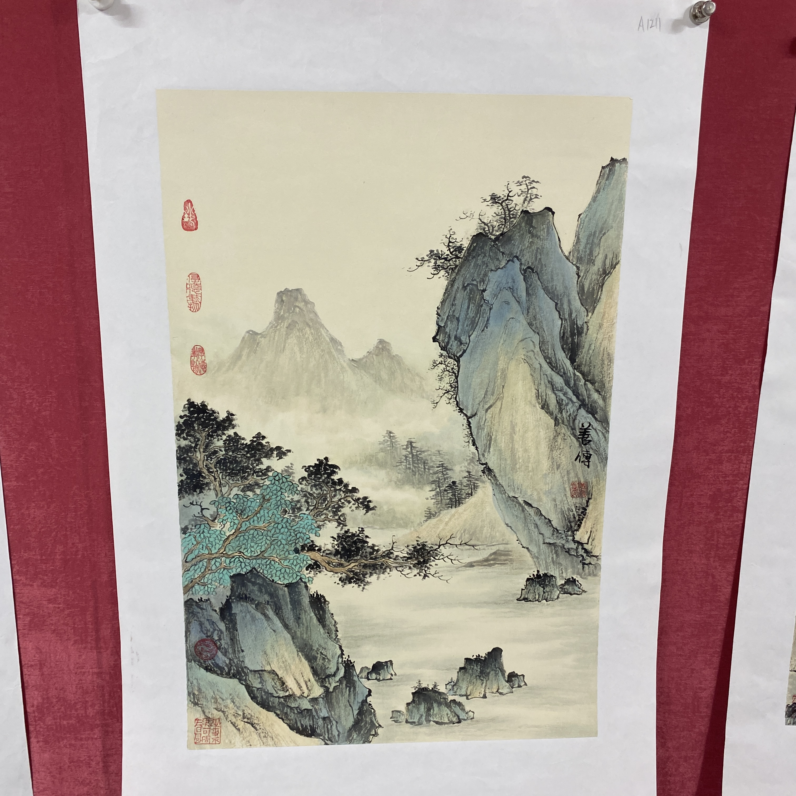 刘善传四尺三开作品