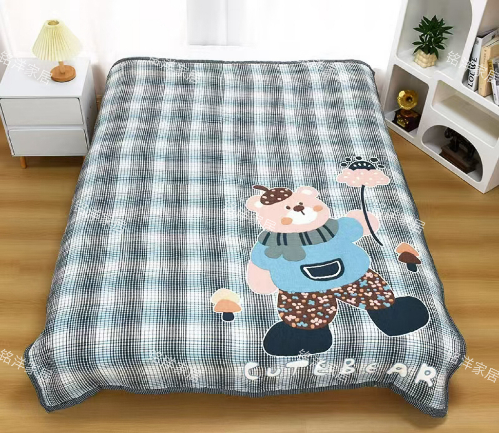 品牌高定-小熊捷克150cm x 200cm品牌高定纯棉婴幼儿级氧气棉棉被