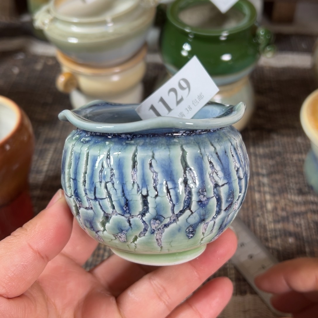 红陶景德镇手工花盆