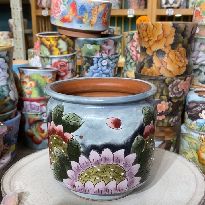 红陶景德镇艺术手绘作品