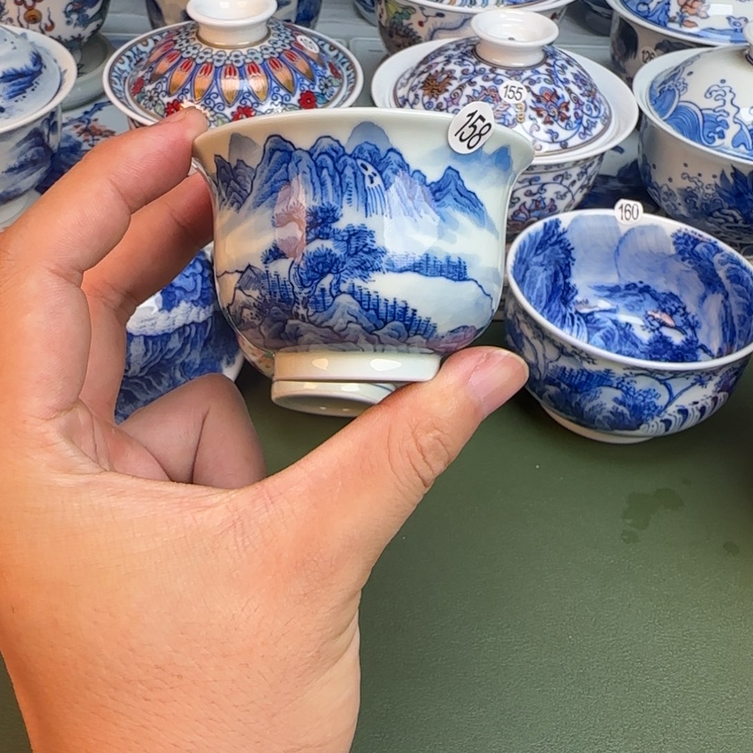 彦祖纯手工手绘茶具158