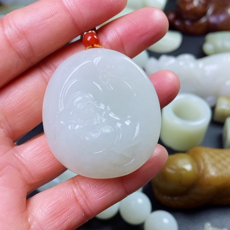 【闪购商品】和田玉颈饰未镶嵌大**身