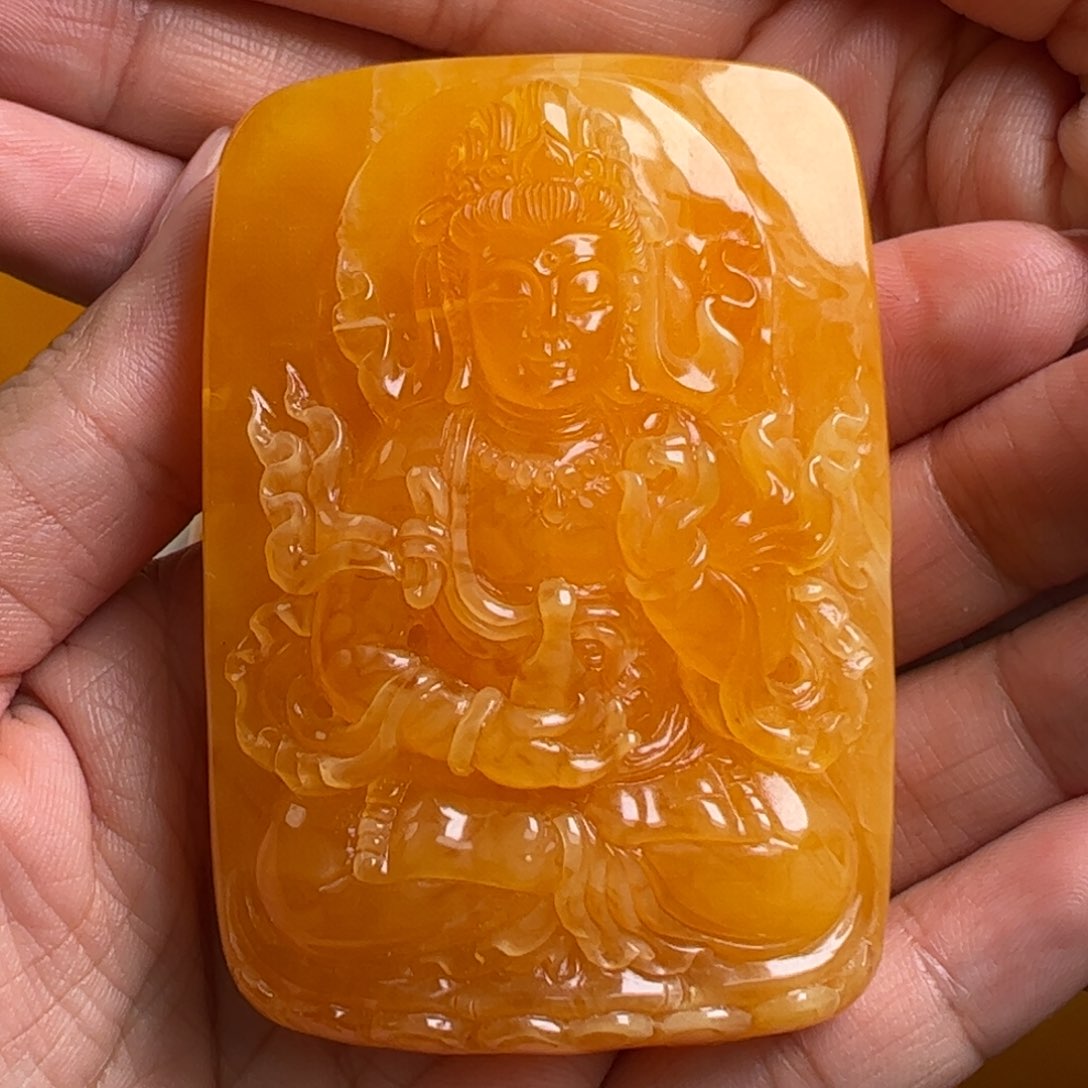 蜜蜡毛衣链未镶嵌无优化