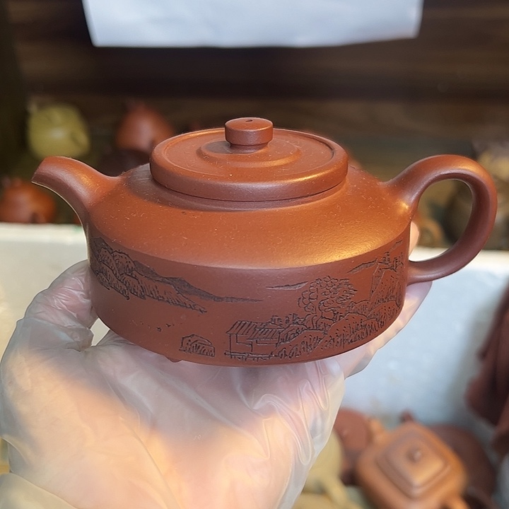 紫砂茶壶宜兴紫砂壶紫泥200