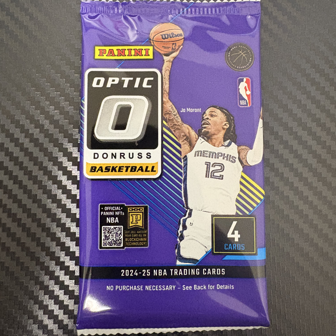 【拆盒】24-25 Donruss optic display 一包（下单默认代拆）