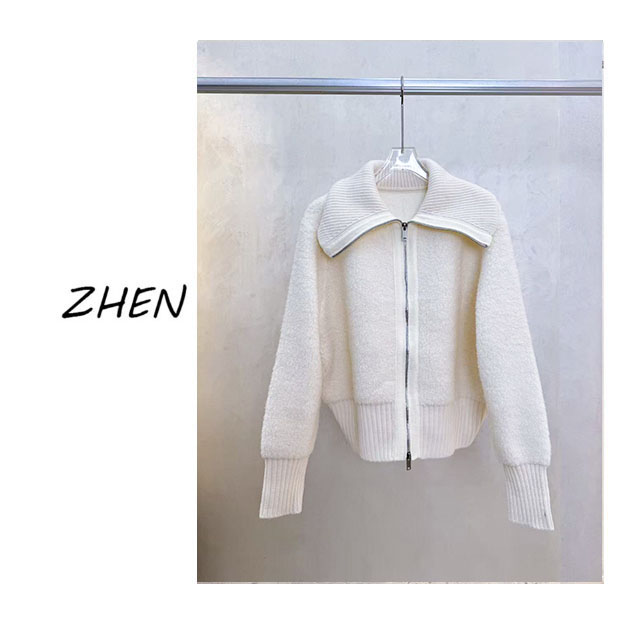 【ZHEN】25K01590 2025新款时尚气质休闲百搭长袖外套女