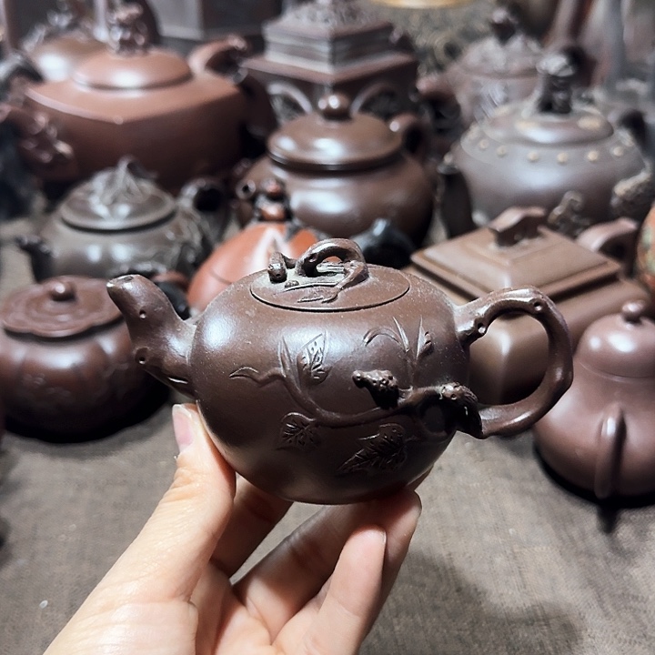 泥塑紫砂壶茶具壶