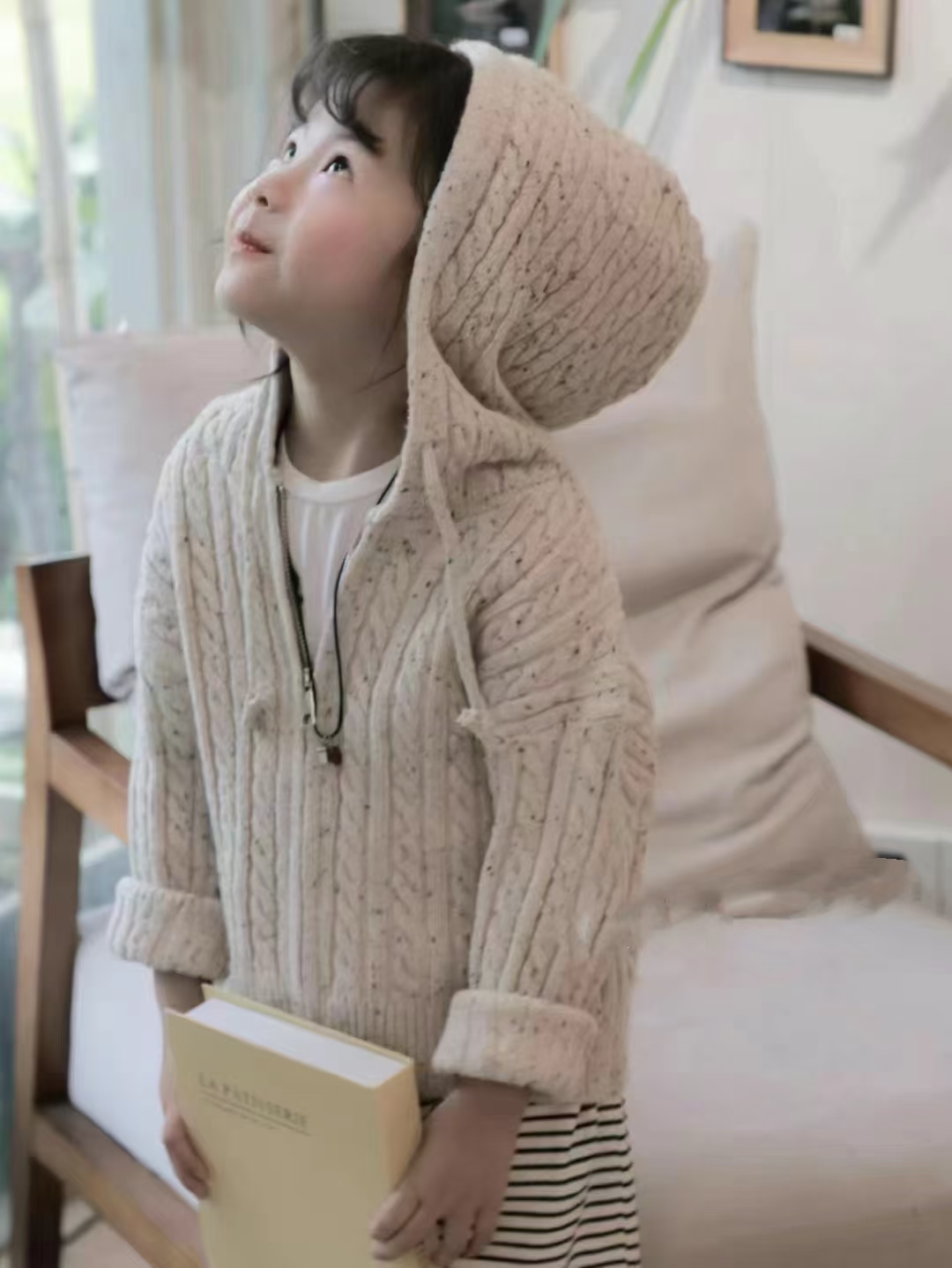 韩系男女宝毛衣开衫福利扣号链接