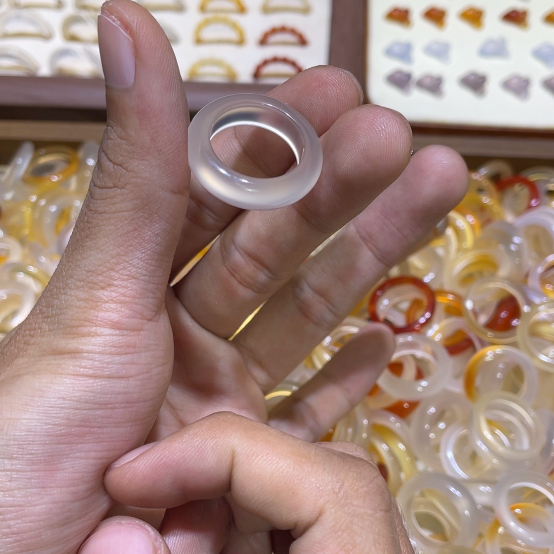 玛瑙/玉髓合金戒指510号港15