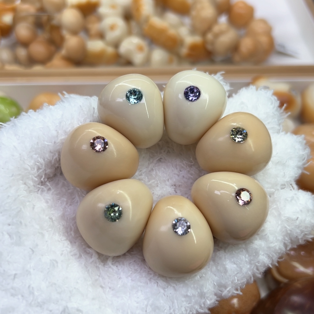 菩提根/象牙果手串60 象牙果溏心大蒜瓣肠一波福利