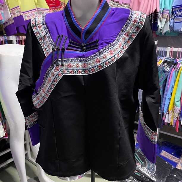 布依族壮族少数民族服饰 国风传统女士服装