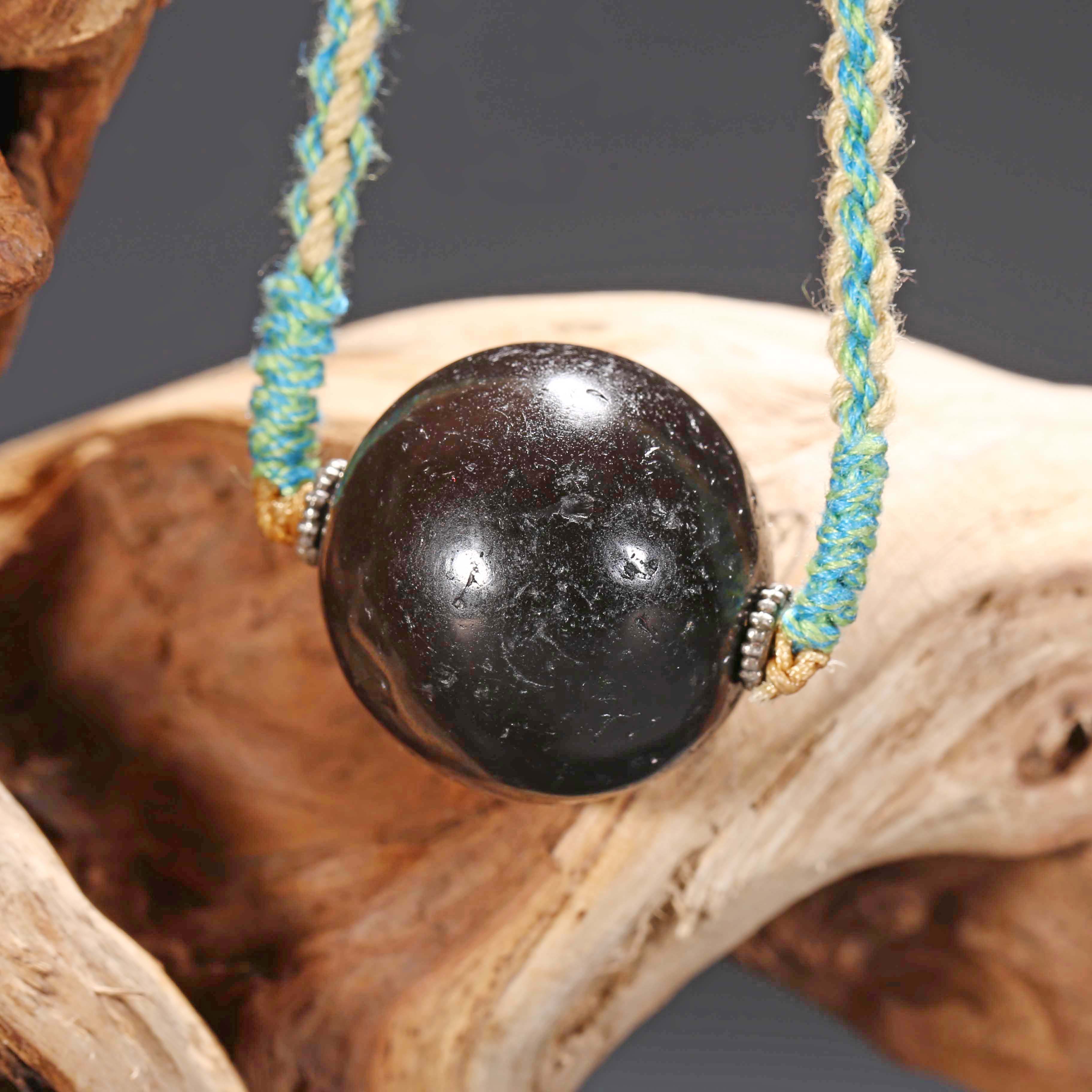 【济文阁】JFYG20121518清代 糖球玛瑙锁骨珠