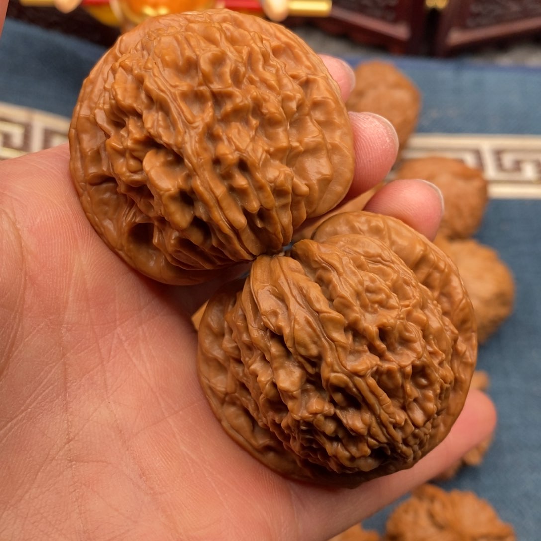 文玩核桃把件45平谷楼49.克