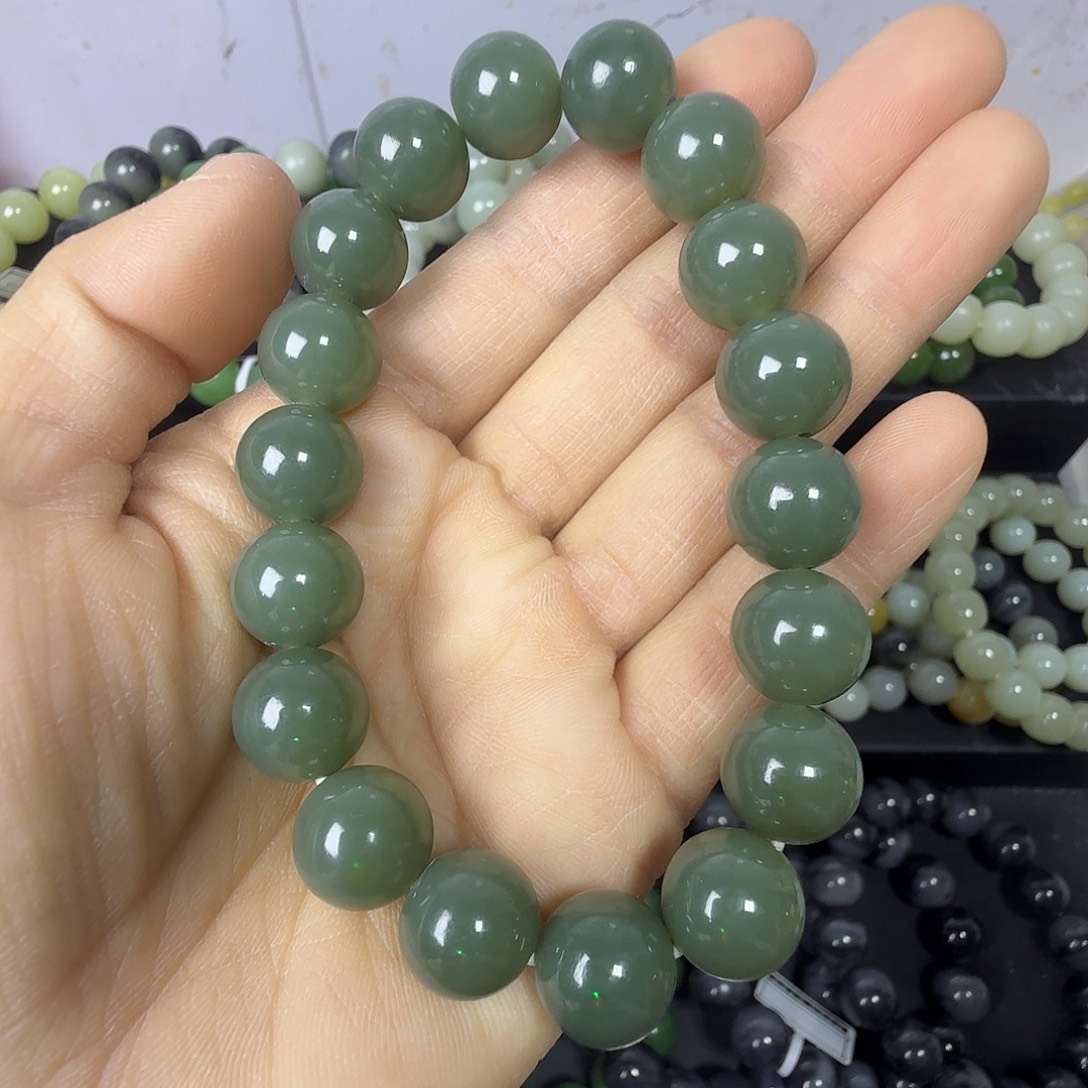 和田玉未镶嵌手链