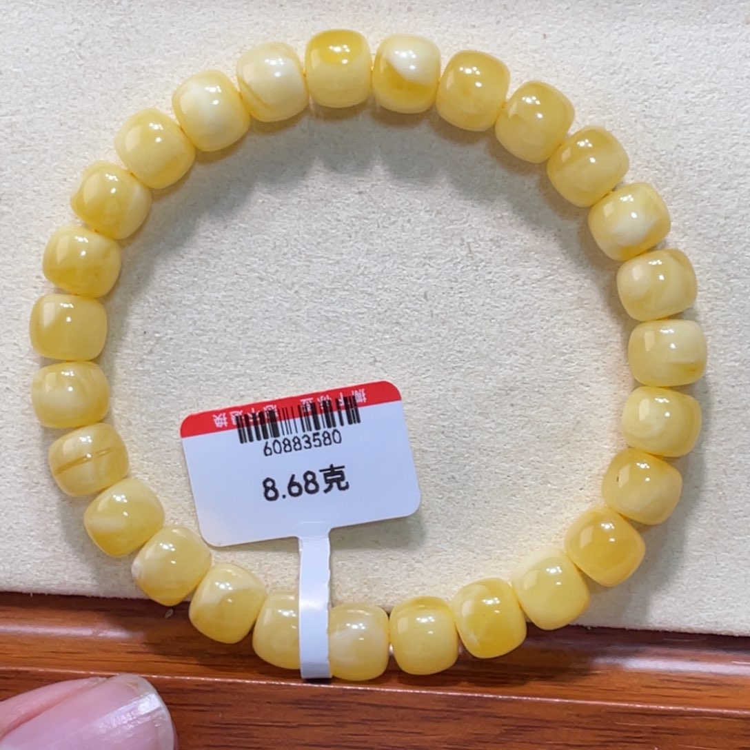 琥珀手链未镶嵌蜜蜡