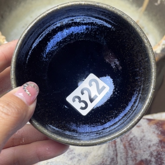 茶盏沐雨茶器柴烧主人杯